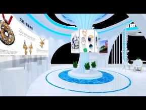 盐田区展台模型