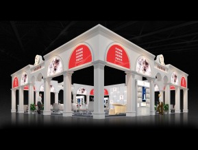 天玺国际展台模型