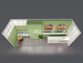 奶茶店3D模型