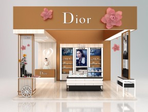 Dior展迪奥台模型