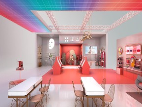 璞萃美博会展台模型