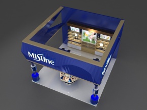 MISTINE展台模型