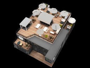 MLM家具展集装箱展台
