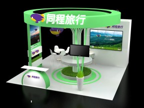 同程旅行展览模型