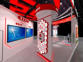 工商银行展台模型
