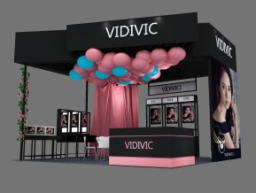 VIDIVIC美博会化妆品展台模型