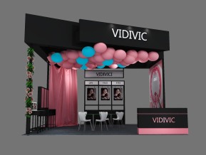 VIDIVIC美博会化妆品展台模型