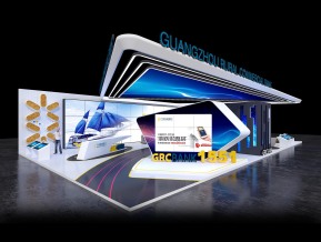 广州农商银行广交会金融展览展示展台模型