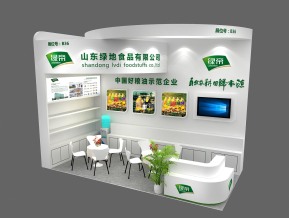 绿地食品展览模型