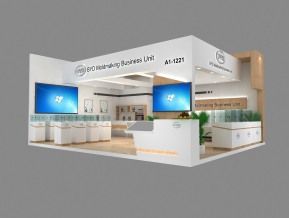 BYD展台模型
