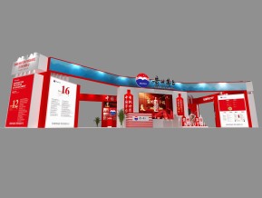 茅台酒展展台展览模型