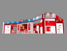 茅台酒展展台展览模型