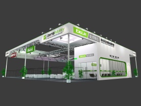 得马机床展台模型