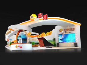 忠县展台模型