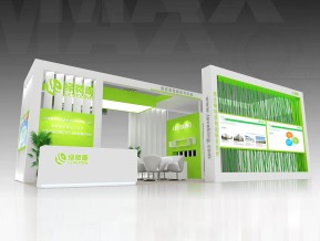 绿微康展览模型