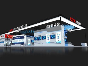 中国电科展览模型