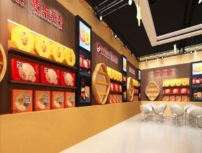 华美食品展览模型