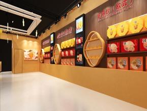 华美食品展览模型