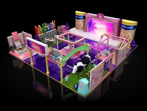 婴童展展台展览模型