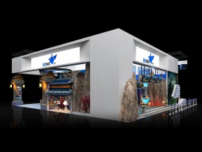 雷动网络展览模型