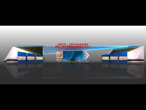 中国江苏中心展台门楼