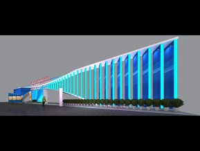中国江苏中心展台门楼