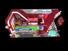 KFC展台模型