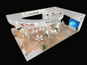 鲁抗医药展览模型