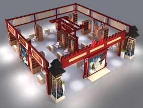 陕西展览模型
