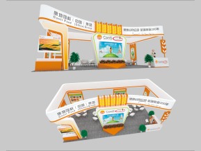 康地饲料展览模型