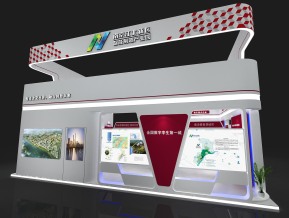南京江北新区智能制造产业园展台模型