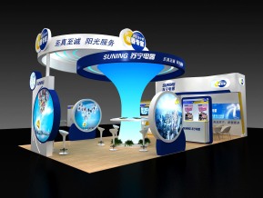 苏宁电器展台