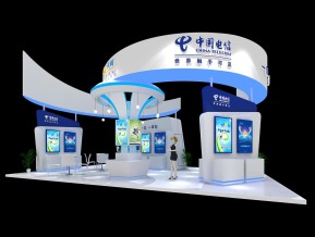 中国电信展览模型
