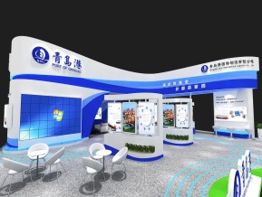 青岛港展览模型