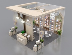 图强毛巾展览模型