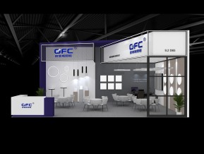 OFC展台模型