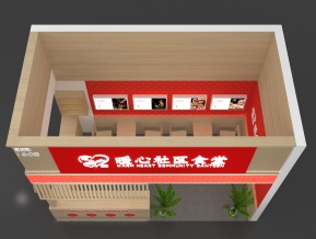 暖心食堂展览模型