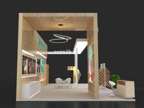 鲁丽木业展览模型