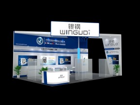 银钢展览模型