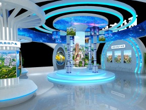 两江新区展览模型