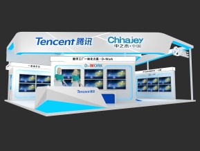 腾讯-中之杰展览模型
