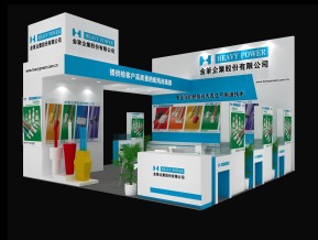 金筆企業展览模型
