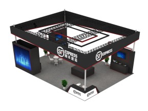 顺丰速递展览模型