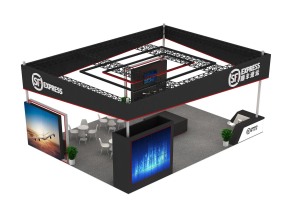 顺丰速递展览模型