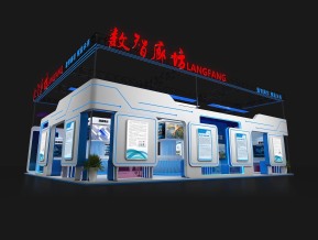 数智廊坊展览模型