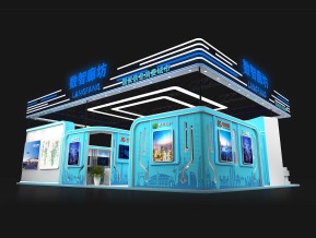 数智廊坊展览模型