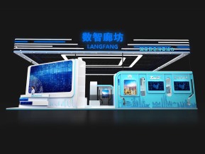 数智廊坊展览模型