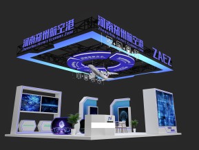 郑州航空港展览模型