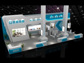 普柔海绵展览模型