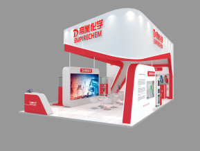 帝业化工展台效果图